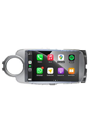 Toyota Yaris Android Carplay Multimedya 2012-2019 4GB RAM + 64Gb Hafıza + 8 Çekirdek