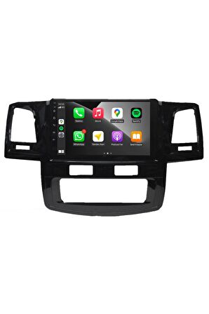 Toyota Hilux Android Carplay Multimedya 2008-2015 Dijital Klima 4GB RAM + 64Gb Hafıza + 8 Çekirdek