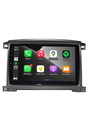 Toyota Land Cruiser Prado Android Carplay Multimedya 2004-2009 4GB RAM + 64Gb Hafıza + 8 Çekirdek