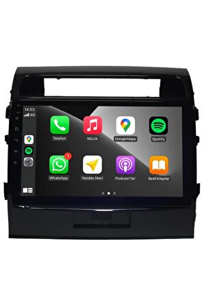 Toyota Land Cruiser Android Carplay Multimedya 2011-2015 4GB RAM + 64Gb Hafıza + 8 Çekirdek