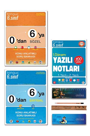 6. Sınıf 0 dan 6 ya Konu Anlatımlı Soru Bankası Tüm Dersler - 1. Dönem Yazılı Notları