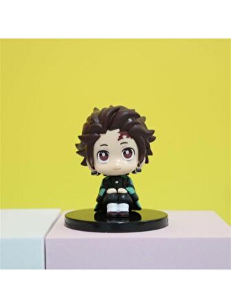 Demon Slayer Kimetsu No Yaiba Anime Tanjiro Action Figür 9 cm