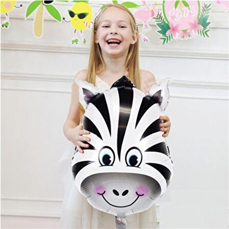 Zebra Folyo Balon (55 cm)