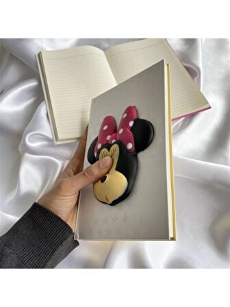 Kişiye Özel Sevimli Mini Mouse Squishy Defter