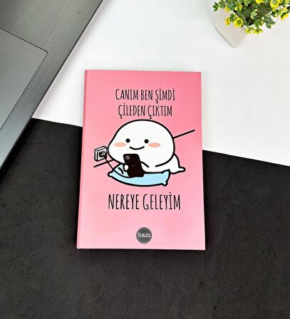 Canım Ben Şimdi Tasarımlı Kırtasiye Seti