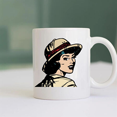 Kadın Herzaman Haklı Tasarımlı Kupa Bardak