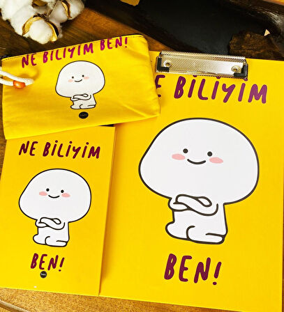 Ne Biliyim Ben Tasarımlı Hediye Seti