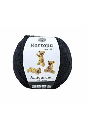 Amigurumi K940 Siyah El Örgü İpi 50 Gr.