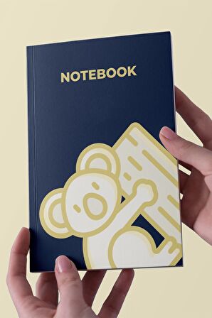 Çizgisiz Not Defteri Koala Memoji Serisi 64 Sayfa A-5 (15x21)