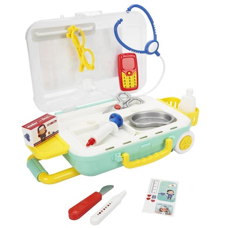 S00004676 Doktor Set Çekçekli Bavul 18 Prç
