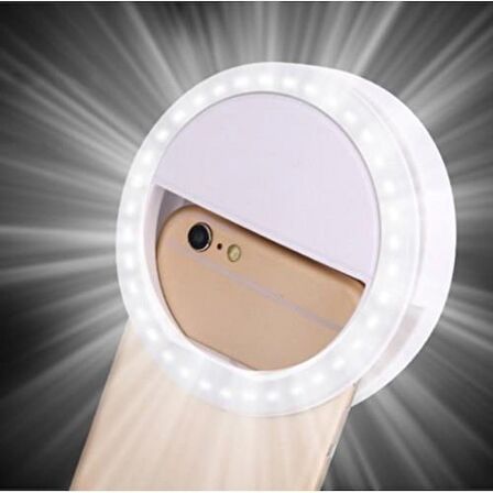 Selfie Işığı Ring Light Led Flash Beauty Light Taşınabilir Ledli