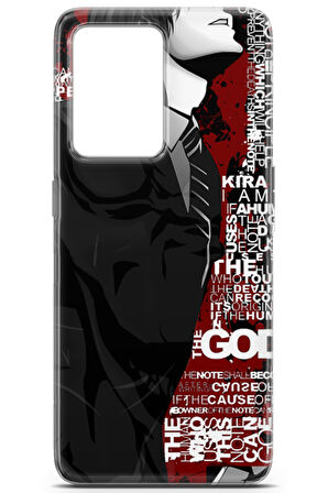 Realme GT 2 Pro uyumlu Manga 10 Baskılı Black Death Note