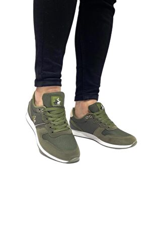 Erkek Günlük Casual Sneaker Ayakkabı Haki Leona