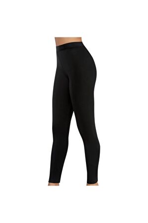 Kadın Siyah Termal Tayt