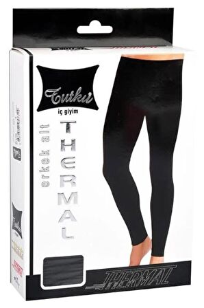 Erkek Siyah Termal Tayt