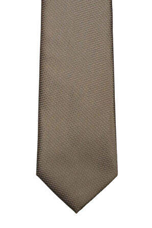 Kendinden Desenli İnce Kravat