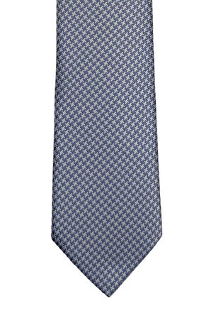 7 Cm Genişliğinde Lila Desenli Ince Kravat
