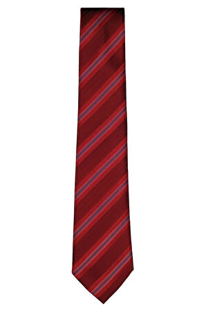 Kırmızı Çizgili Şık Kravat