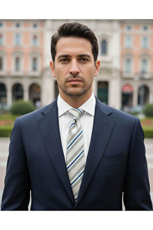 Kalın Çizgili Kravat