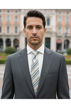 Kalın Çizgili Kravat