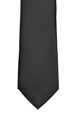 Kendinden Desenli Ince Kravat