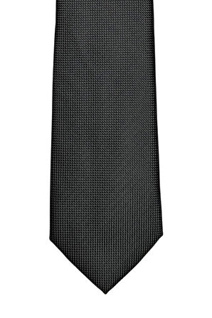 Kendinden Desenli Ince Kravat