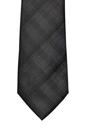 Siyah Desenli Erkek Kravat