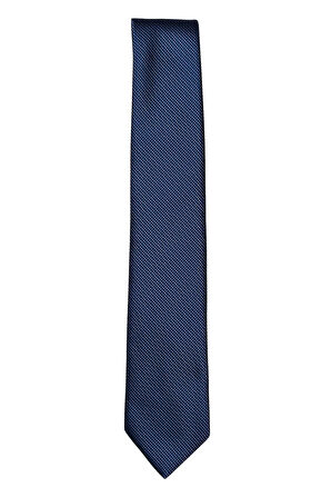 Kendinden Desenli 7 Cm Genişliğinde Ince Kravat