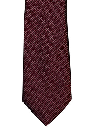 Kendinden Desenli Ince Kravat