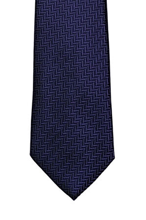 Mor Desenli 8 Cm Genişliğinde Klasik Kravat