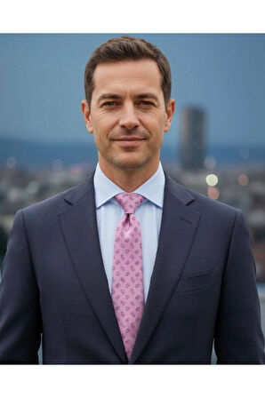 Mendilli Kravat Ve Kol Düğmeli Erkek Hediye Seti