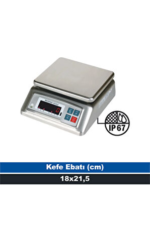 Jzc 15 Kg 0,5 Gr Paslanmaz Tartım Terazisi (onaysız)