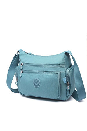 Kadın Postacı Çantası Krinkıl Kumaş Suya Dayanıklı Yüzey