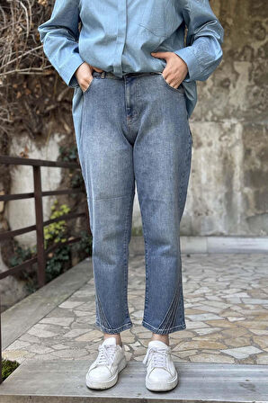 FUAT GÜRŞEN Pantolon 25Y-3403.B İndigo