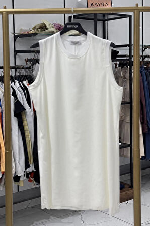 FUAT GÜRŞEN Tunik 25Y-3311 Ekru