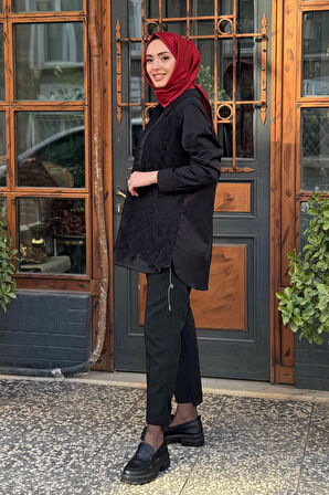 FUAT GÜRŞEN Tunik 25Y-3363-1 Siyah