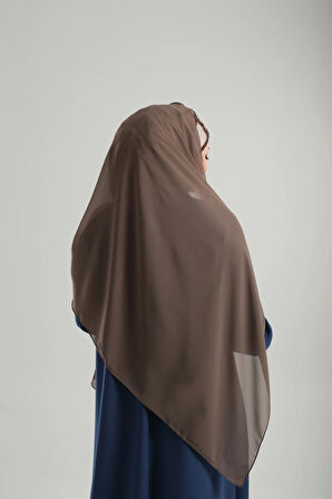 Vizon Arkadan Bağlamalı Abiye Şal Şifon Kare Desenli Taşlı 1900_10