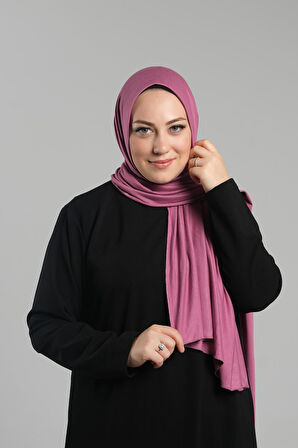 Gül Kurusu Pratik Hazır Geçmeli Şal Viskon Önü Süngerli Penye Şal 2202_18
