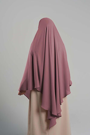 Gül Kurusu Pratik Hazır Geçmeli Tesettür Eşarp Krep Bağcıklı Sufle Hijab 2313_18