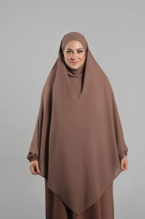 Taba Pratik Hazır Geçmeli Tesettür Eşarp Krep Bağcıklı Sufle Hijab 2313_33