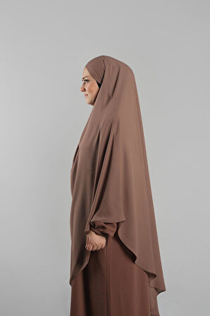 Taba Pratik Hazır Geçmeli Tesettür Eşarp Krep Bağcıklı Sufle Hijab 2313_33