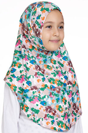 Zümrüt Pratik Hazır Geçmeli Genç Tesettür Bone Jakar Desenli Hijab 2408_37