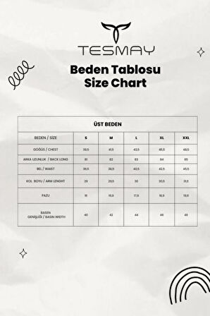 Tesmay 24108 Siyah Kısa Kol Sörfçü Havuz Mayosu