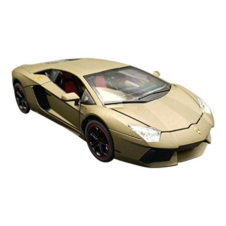 Farbu Metal Model Araba Lamborghini 5515,1:18 Ölçekli Kapılar Bagaj Kaput Açılır Sesli Işıklı Lamborghini