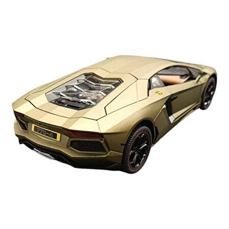 Farbu Metal Model Araba Lamborghini 5515,1:18 Ölçekli Kapılar Bagaj Kaput Açılır Sesli Işıklı Lamborghini