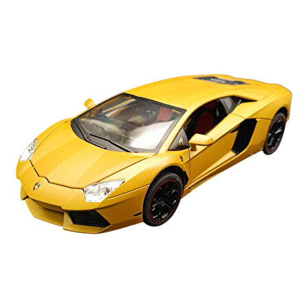 Farbu Metal Model Araba Lamborghini 5515,1:18 Ölçekli Kapılar Bagaj Kaput Açılır Sesli Işıklı Lamborghini