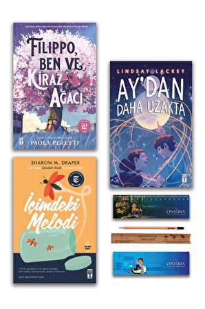 Genç Timaş Ay dan Daha Uzakta - İçimdeki Melodi - Filippo Ben ve Kiraz Ağacı Set 3 Kitap