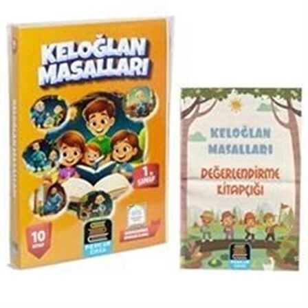 1. Sınıf Okuma Seti Keloğlan Masalları 10 Kitap + Değerlendirme Kitapçığı İlaveli