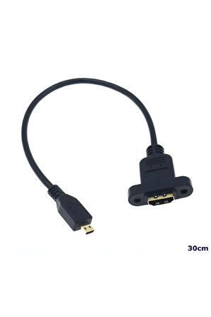 Ufly HD Mikro HDMI erkek - HDMI erkek kablo 30cm