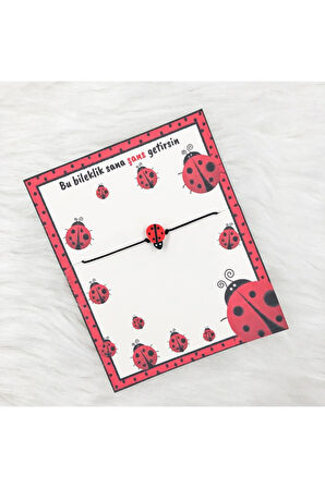 Uğur Böcekli Boncuklu Şans Bilekliği (20 Adet)